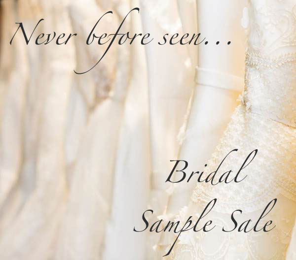 Never Before Seen Bridal Sample Sale - Fashion Blogger From ...