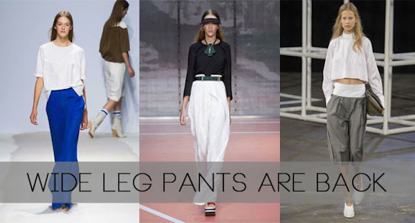 Big Change Up in Pants Styling: Wide Legs are Back - Fashion Blogger ...
