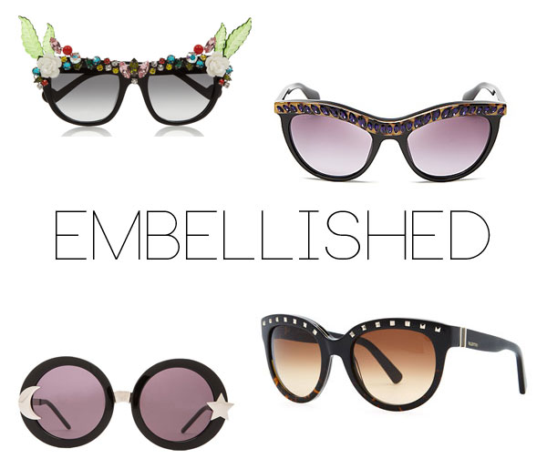 Embellished-sungalss trends