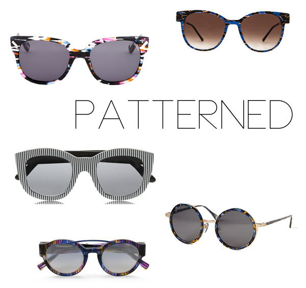 Patterened-sunglass trends