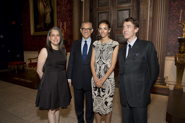 houghton hall-Christine Gervais, Gary Tinterow, Lady Cholmondeley, Lord Cholmondeley; Photo by Jenny Antill