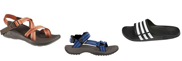 sport sandal collage