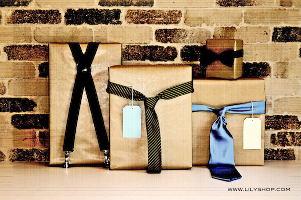 Fathers Day gift wrapping idea