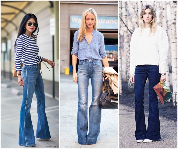 Culottes, Wide Leg Trousers, and Flare Jeans...Springs Coolest Pant Trends