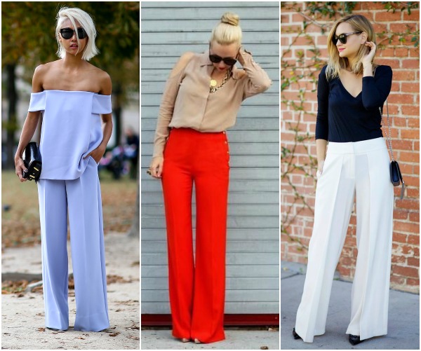 Culottes, Wide Leg Trousers, and Flare Jeans...Springs Coolest Pant Trends