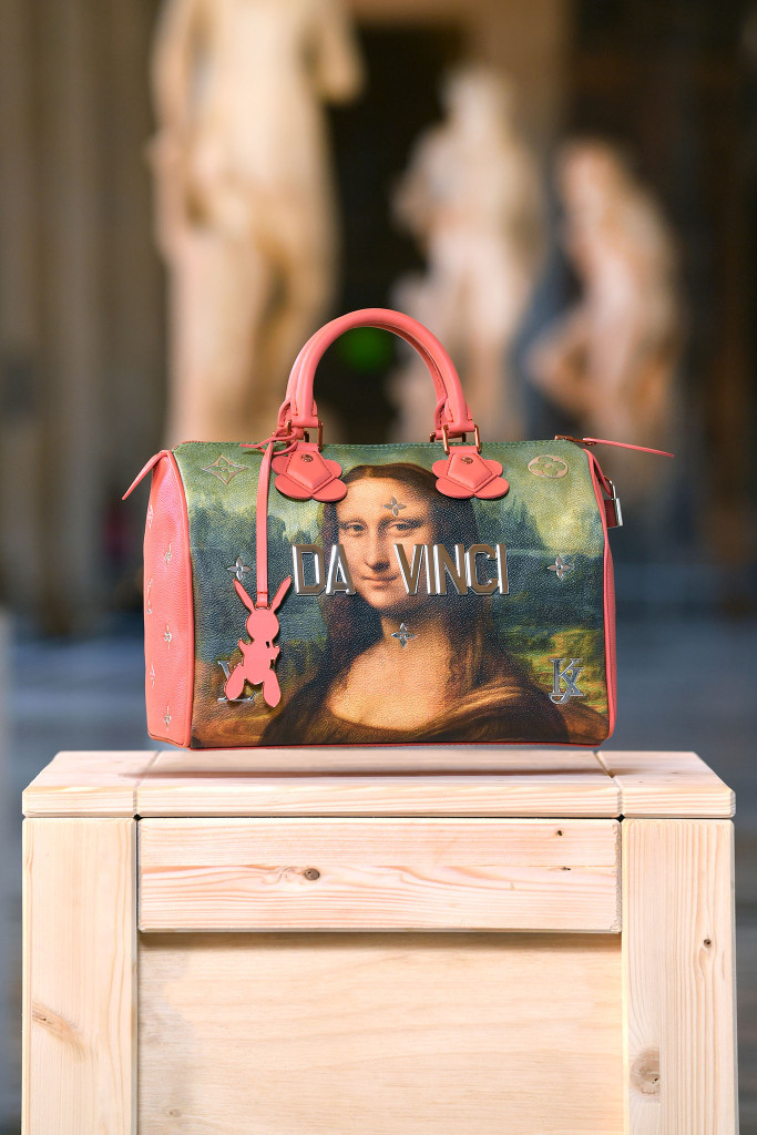 Jeff Koons puts the Mona Lisa on a Louis Vuitton bag