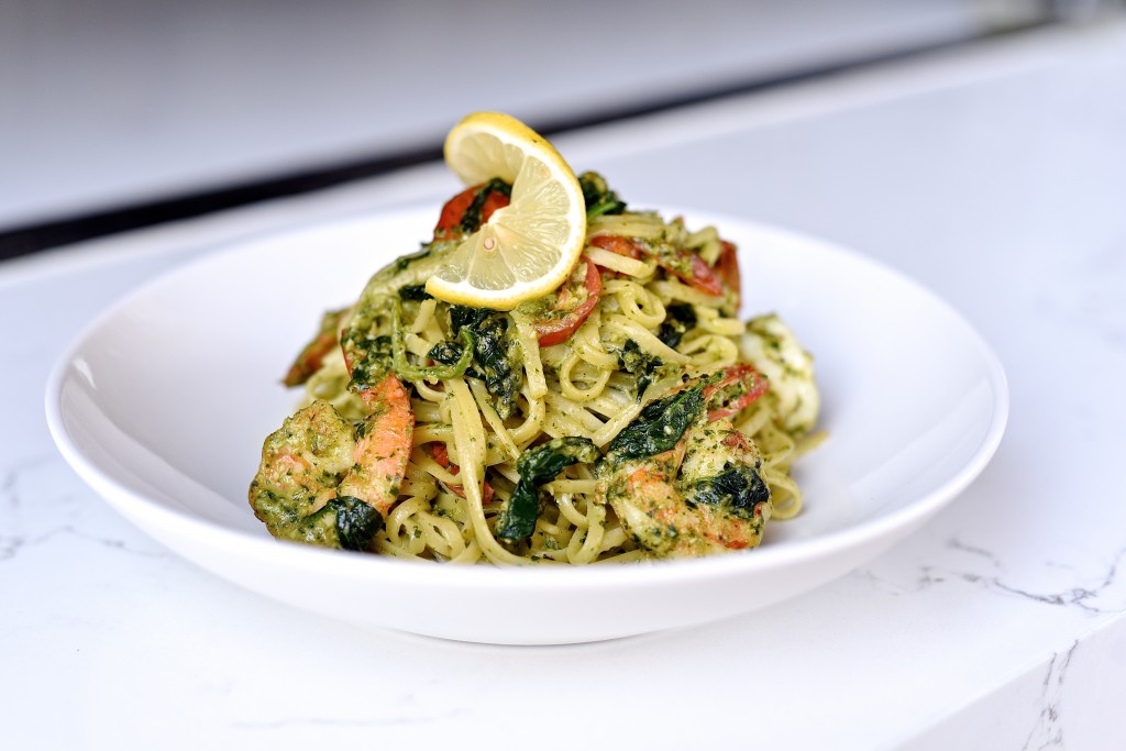 Pesto Pasta with Shrimp by Kimberly Park (6)