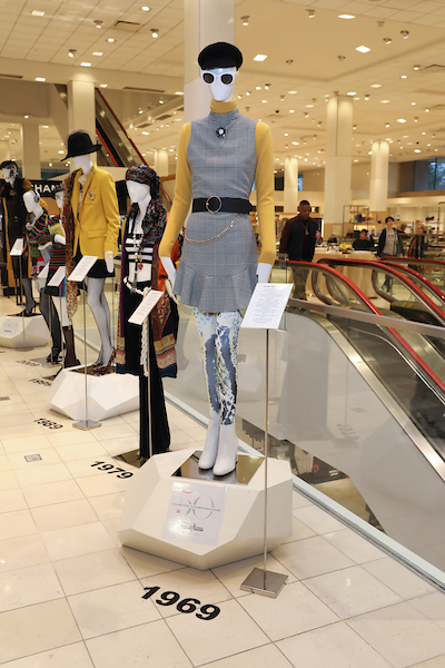 Shoppers going in and out of the Neiman Marcus store in the Galleria mall  in Houston Texas