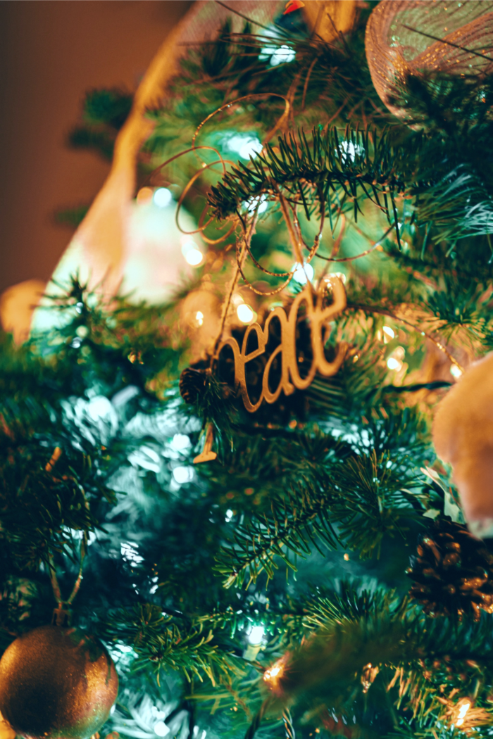 Peace tree ornament